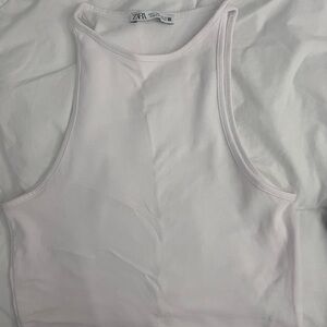 Zara Women's White Tank Top